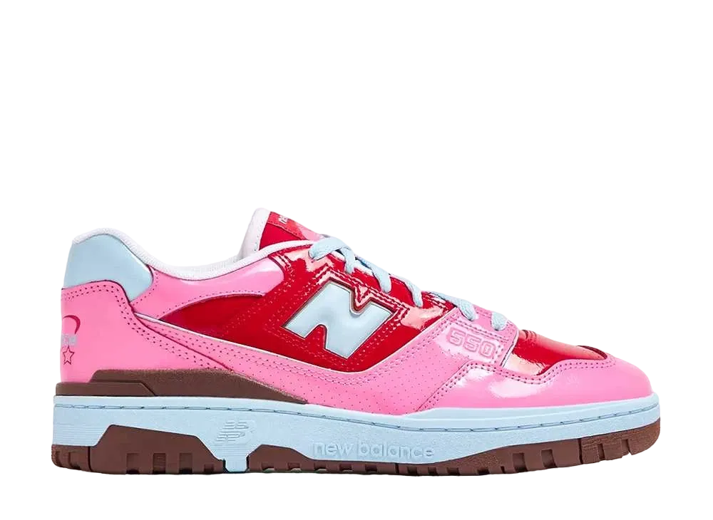 New Balance 550 Patent Leather "Red/Pink/Brown"
