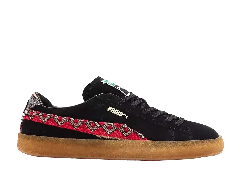 プーマ スウェード クレープ パターン "ブラック"