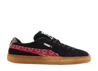 Puma Suede Crepe Pattern "Black"