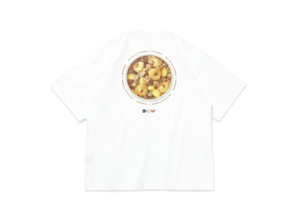 NEW ERA x Nissin Cup Noodle Short Sleeve Over Sized Cotton Pocket Tee Regular Flavor "White"