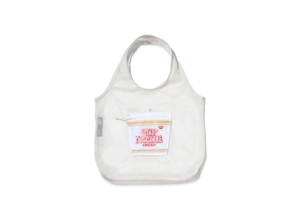 NEW ERA x Nissin Cup Noodle Eco Tote Bag 22L Packable Regular Flavor "Ivory"