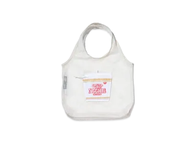 NEW ERA x Nissin Cup Noodle Eco Tote Bag 22L Packable Regular Flavor "Ivory"