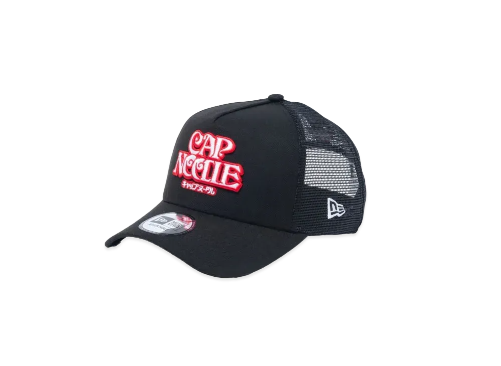NEW ERA x Nissin Cup Noodle 9Forty A-Frame Trucker Cap Noodle "Black"