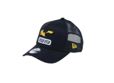 NEW ERA x Pokemon Youth 9Forty A-Frame Trucker Pikachu "Black"