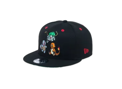 NEW ERA x Pokemon 9Fifty Fusigidane Hitokage Zenigame "Black"