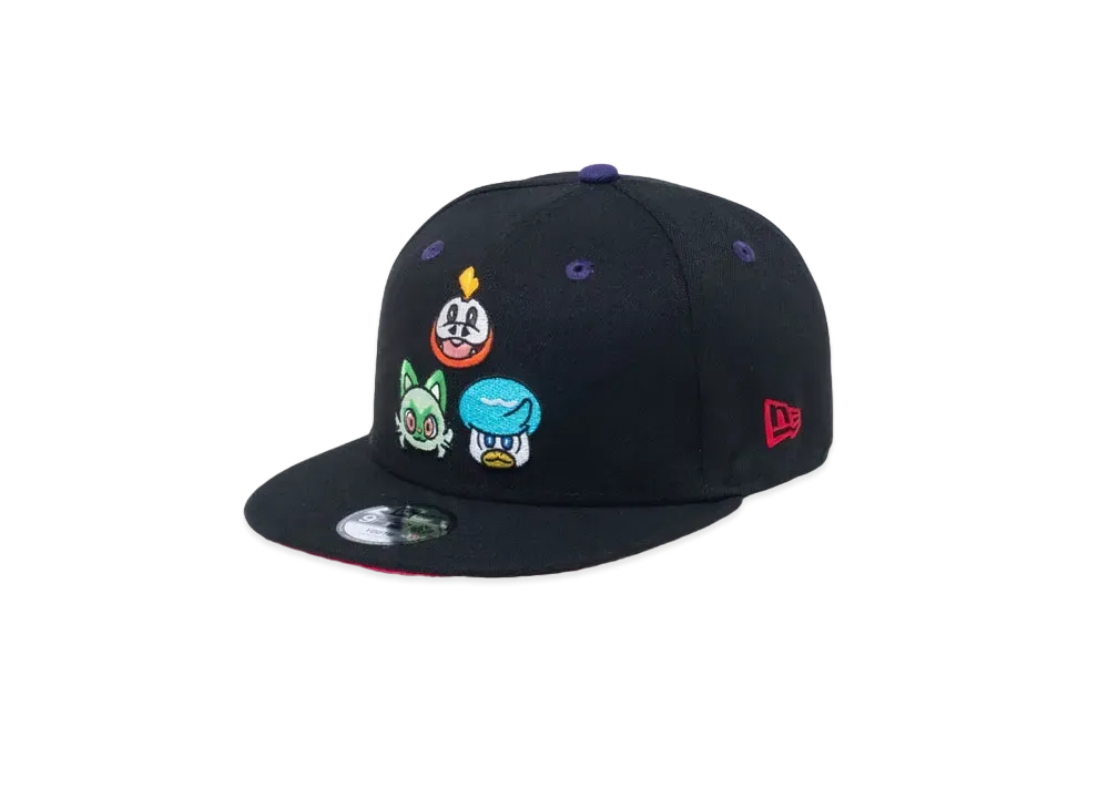 NEW ERA x Pokemon Youth 9Fifty Nyaoha Hogeta Kwassu "Black"