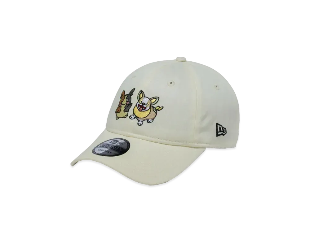 NEW ERA x Pokemon 9Twenty Morpeko Wanpachi "Chrome White"