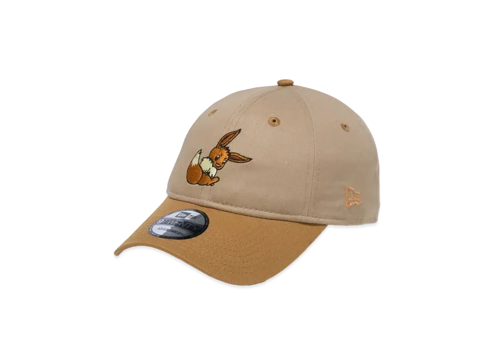 NEW ERA x Pokemon 9Twenty Eevee Wheat Visor "Camel"