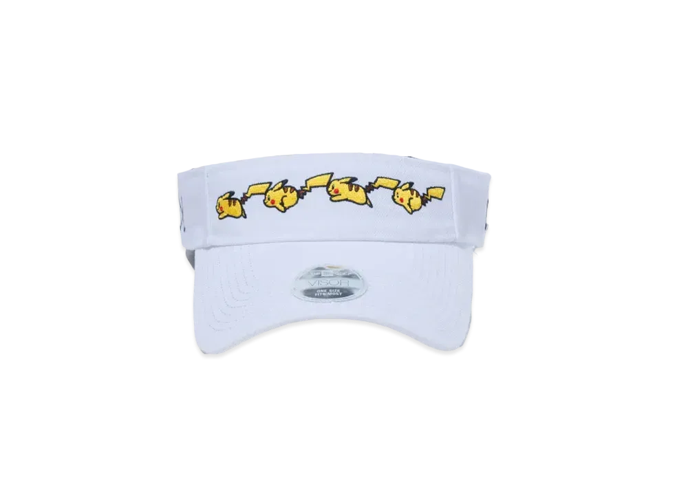NEW ERA x Pokemon Golf Sun Visor Pikachu "White"