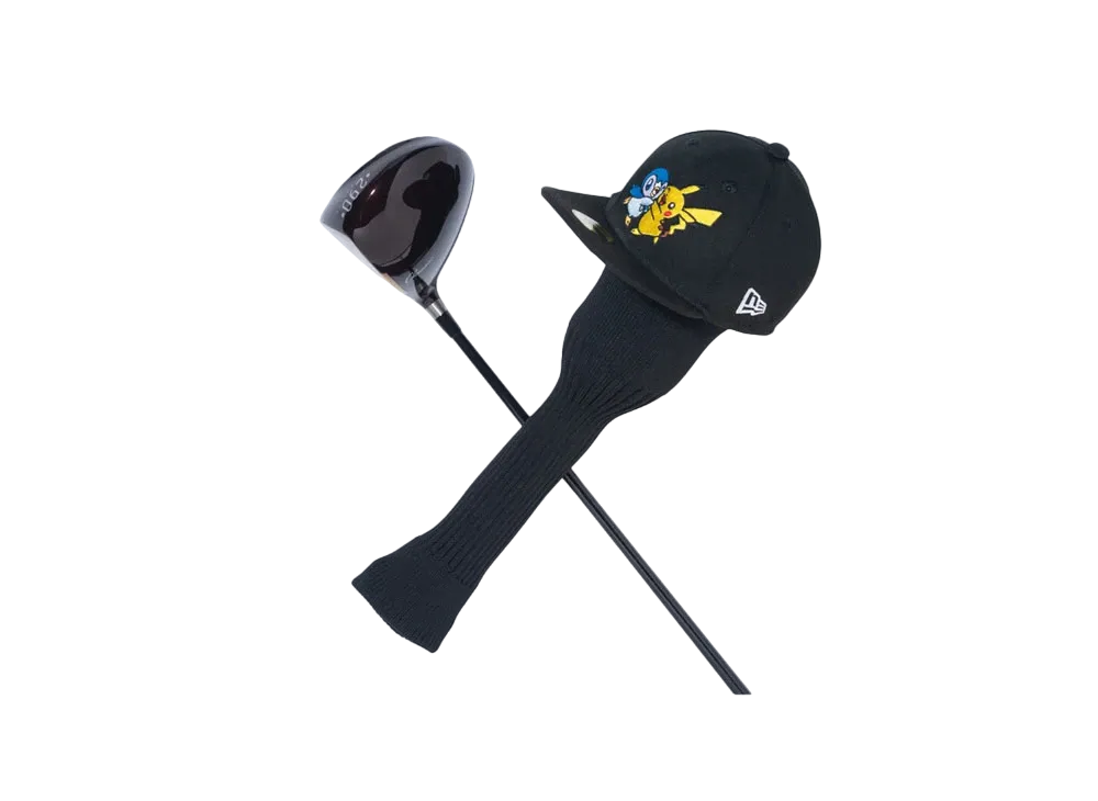 NEW ERA x Pokemon Golf Head Cover Pocchama Pikachu "Black"