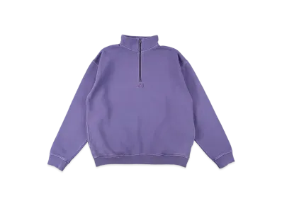 WIND AND SEA Sea Pigment Half Zip Sweat "Purple"