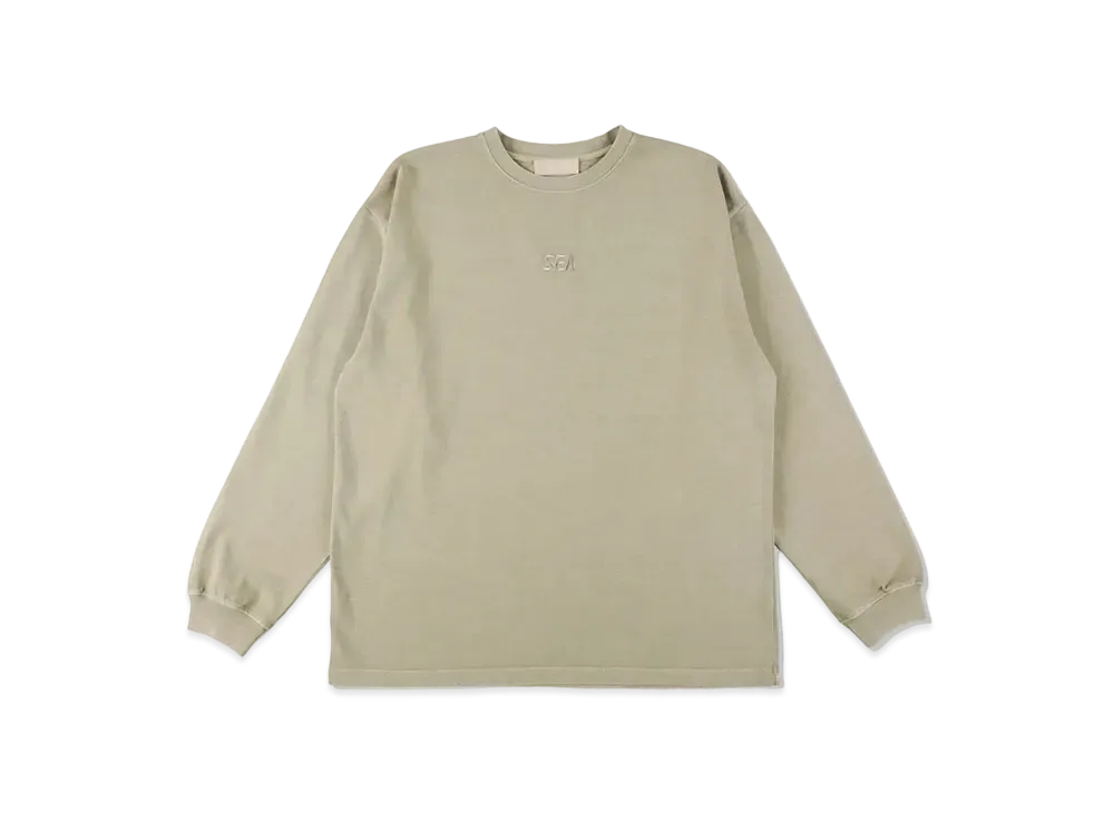 WIND AND SEA Sea Pigment L/S Tee "Beige"
