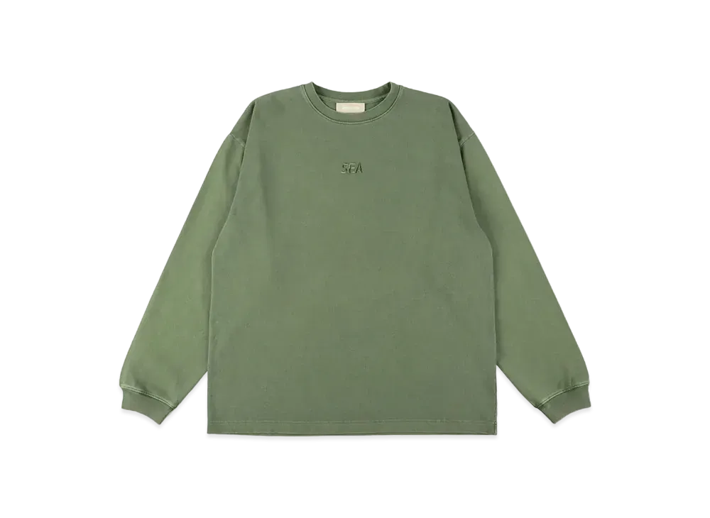 WIND AND SEA Sea Pigment L/S Tee "Khaki"