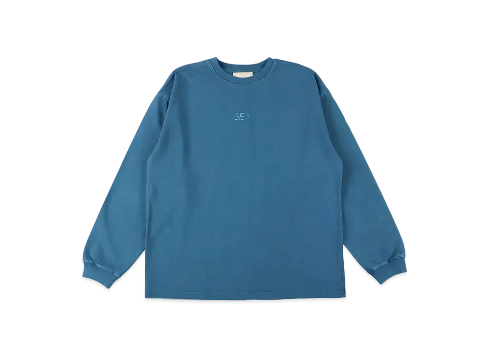 WIND AND SEA Sea Pigment L/S Tee "Blue"