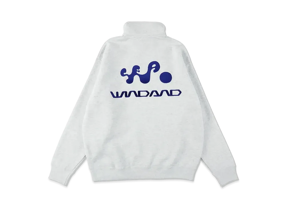 WIND AND SEA Walking Half Zip Top "Ash"