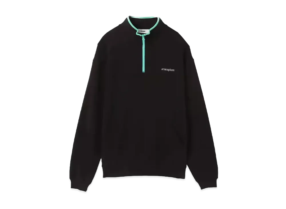 atmos Half Zip Pullover "Black"