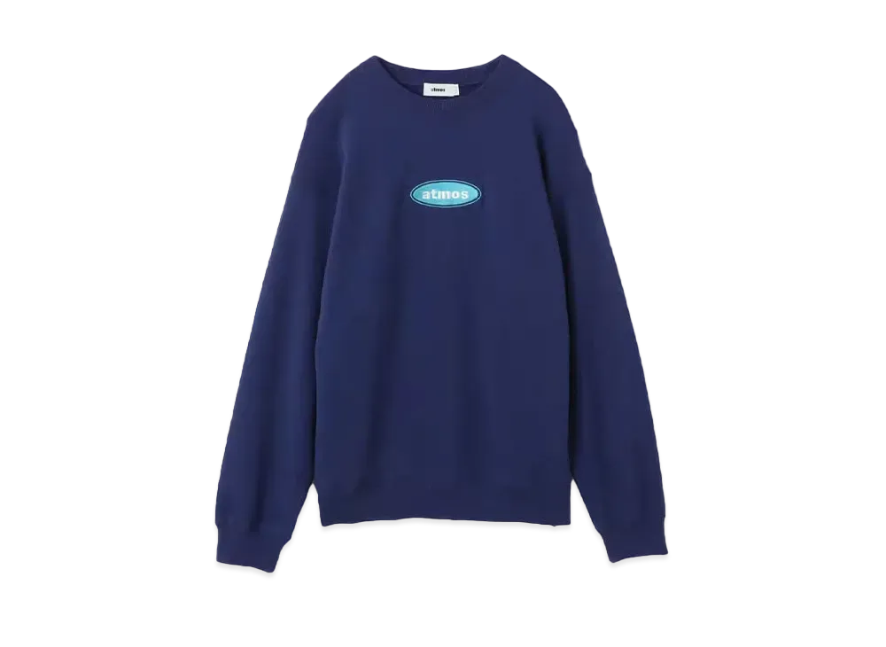 atmos Oval Logo Sweatshirt "Navy"