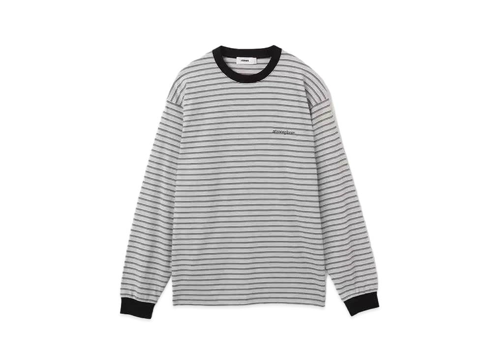 atmos Border Long T-shirt "Black"