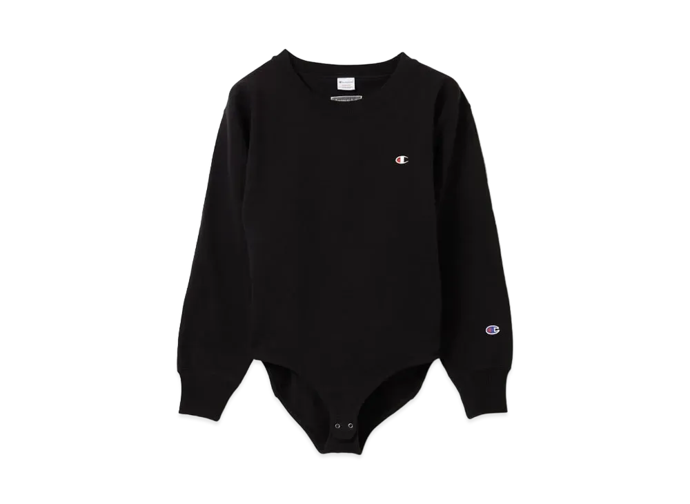 Champion for BEAMS COUTURE Back Corset Bodysuit "Black"
