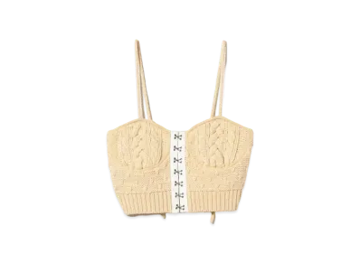 BEAMS COUTURE LINGERIE Cable Corset "Ecru"