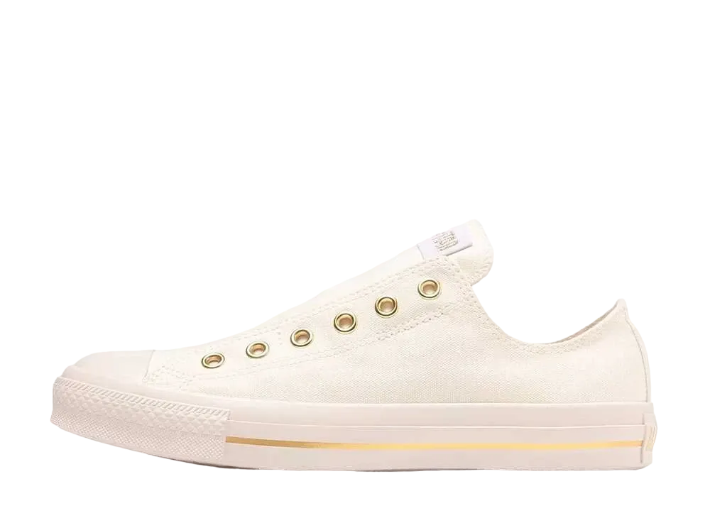 Converse All Star Slip 3 OX "Off White/Gold"