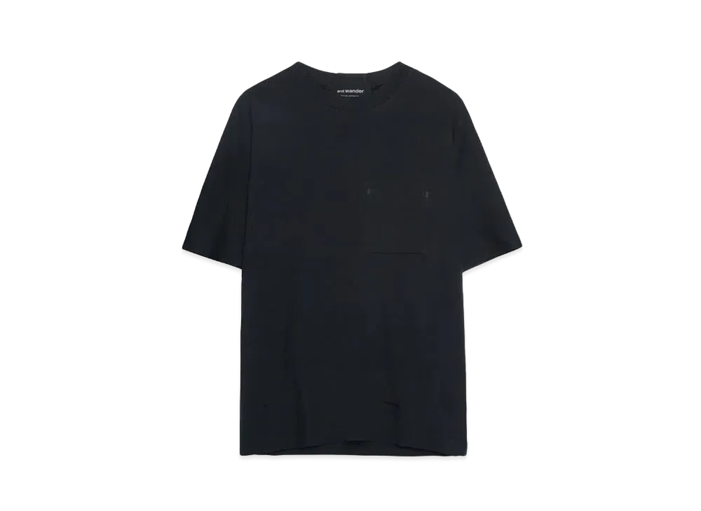 and wander plain base SS T "BLACK"