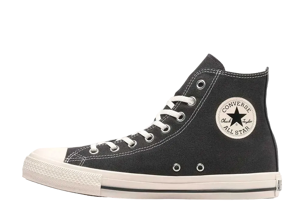 コンバース オールスター ウォッシュドキャンバス ハイ "スモーキーブラック"