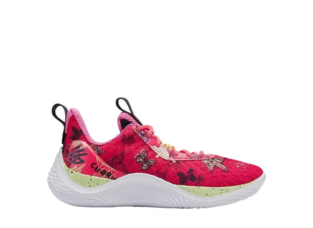 アンダーアーマー GS カリー フロー10 "ピンクショック/ブラック"