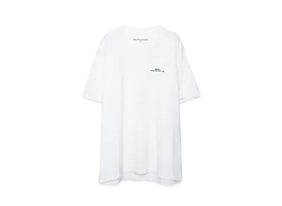 White Mountaineering LOGO EMBROIDARY T-SHIRT "WHITE"