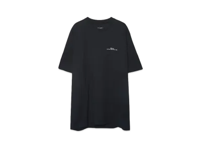 White Mountaineering LOGO EMBROIDARY T-SHIRT "BLACK"