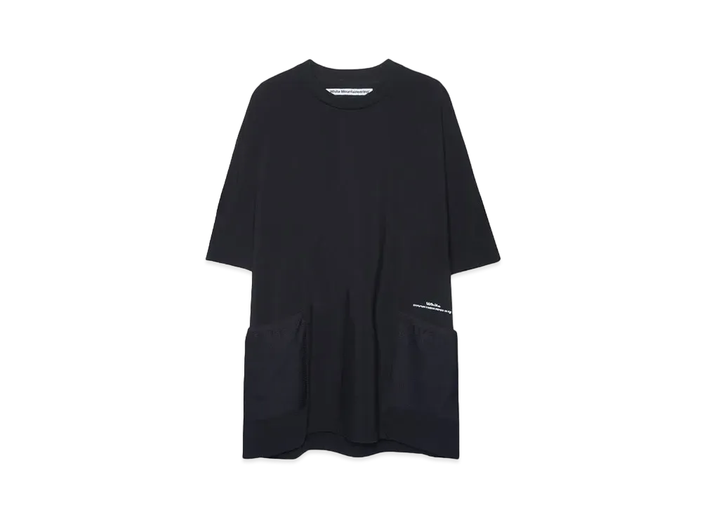 White Mountaineering SIDE POCKETS T-SHIRT "BLACK"