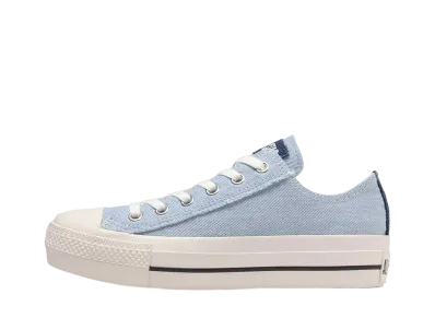 Converse Women's All Star PLTS Denim OX "Light Blue"