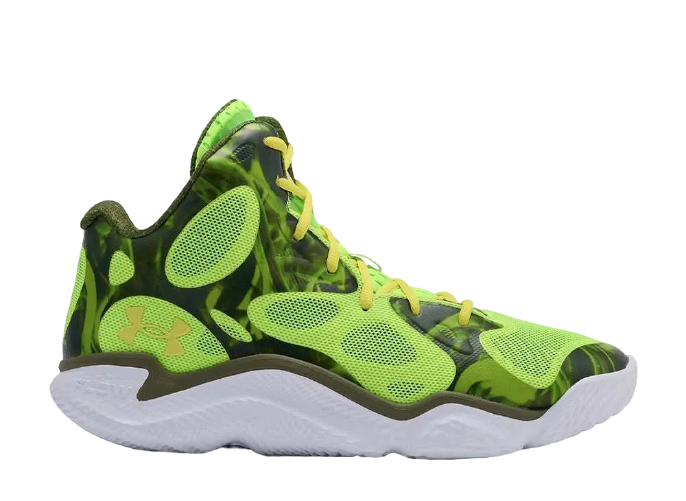 アンダーアーマー カリー スポーン フロートロ "ハイパーグリーン/ラフ"