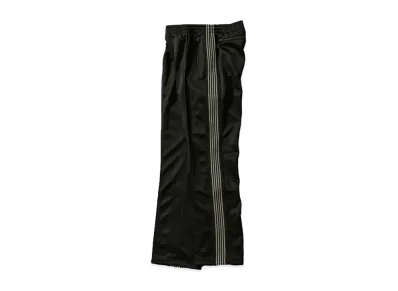 Needles x WILD LIFE TAILOR Narrow Track Pant - Poly Smooth "Black 1"