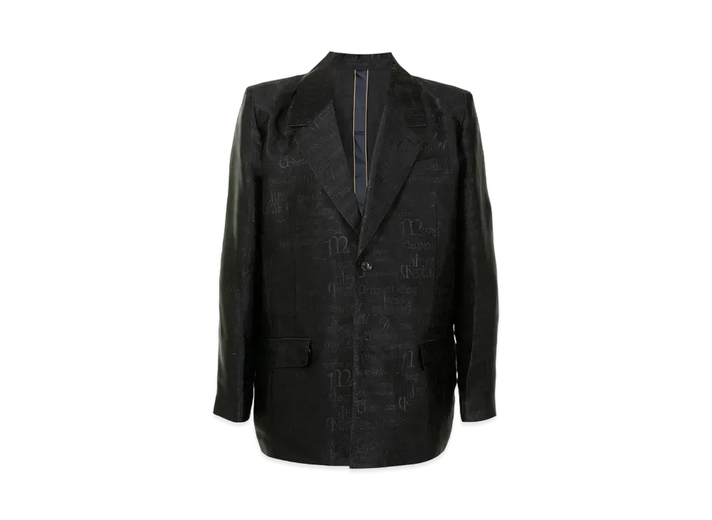 doublet Jacquard Single Jacket "Black"