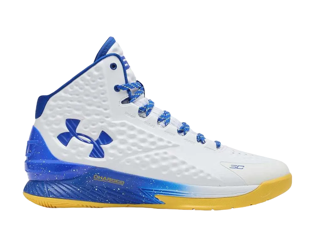 アンダーアーマー カリー1 レトロ "ホワイト/ロイヤル"