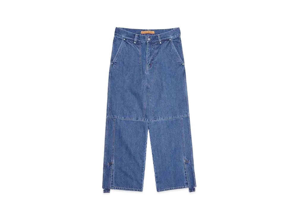 STUDIO SEVEN DOUBLE KNEE DENIM PANTS "INDIGO"