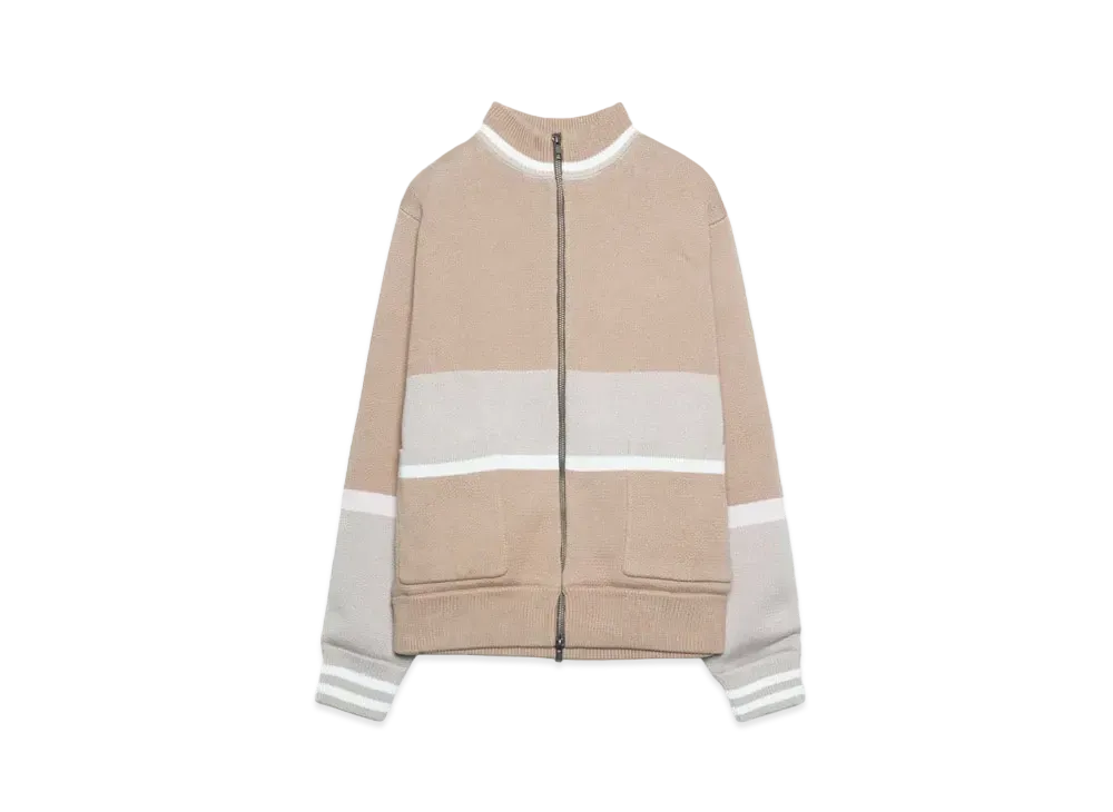 STUDIO SEVEN ZIPUP KNIT JACKET "BEIGE"