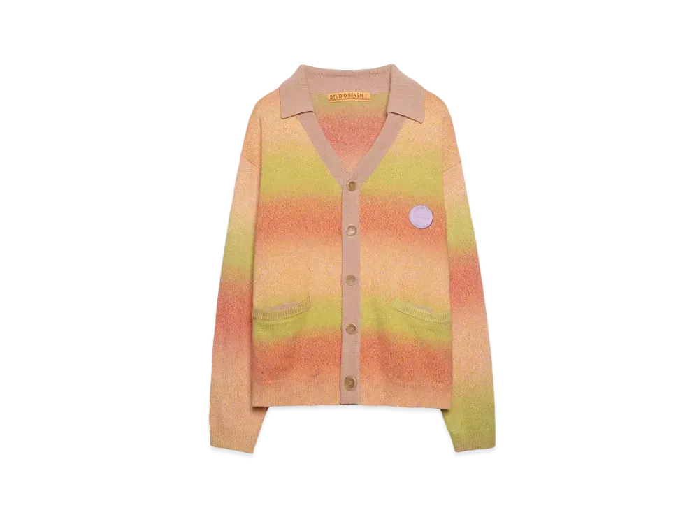 STUDIO SEVEN MULTI KNIT CARDIGAN "MULTI"