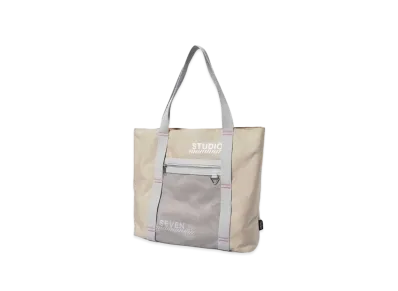 STUDIO SEVEN CORDURA TOTE BAG "BEIGE"