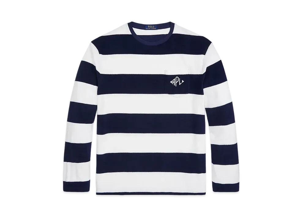 Polo Ralph Lauren Standard Fit Monogram Terry Tee "Navy"