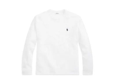 Polo Ralph Lauren Classic Fit Jersey Long Sleeve Tee "White"