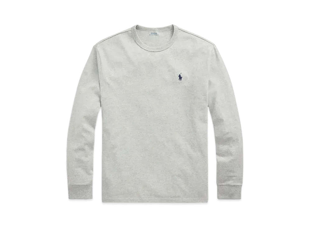 Polo Ralph Lauren Classic Fit Jersey Long Sleeve Tee "Gray"