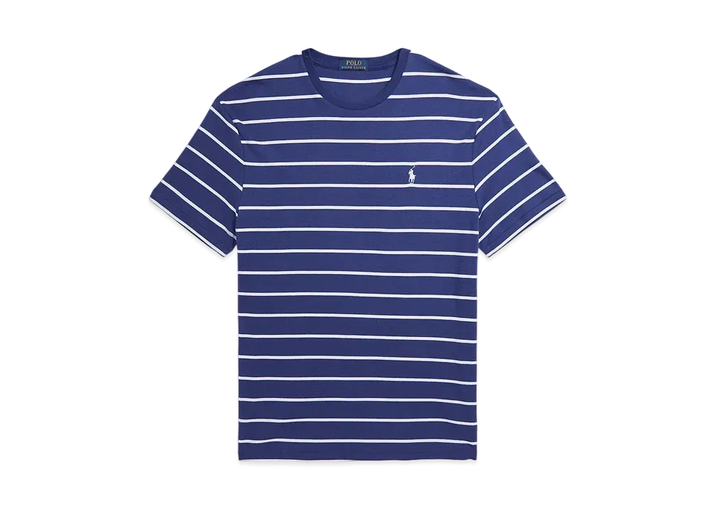 Polo Ralph Lauren Classic Fit Striped Soft Cotton Tee "Navy"