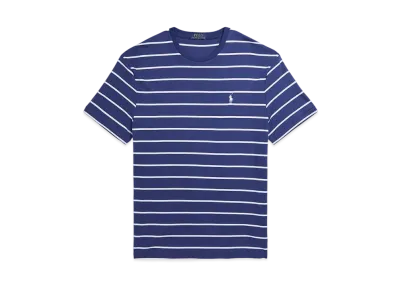Polo Ralph Lauren Classic Fit Striped Soft Cotton Tee "Navy"