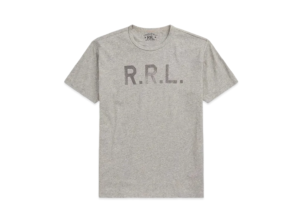 RRL Ralph Lauren Logo Jeraey Tee "Gray"