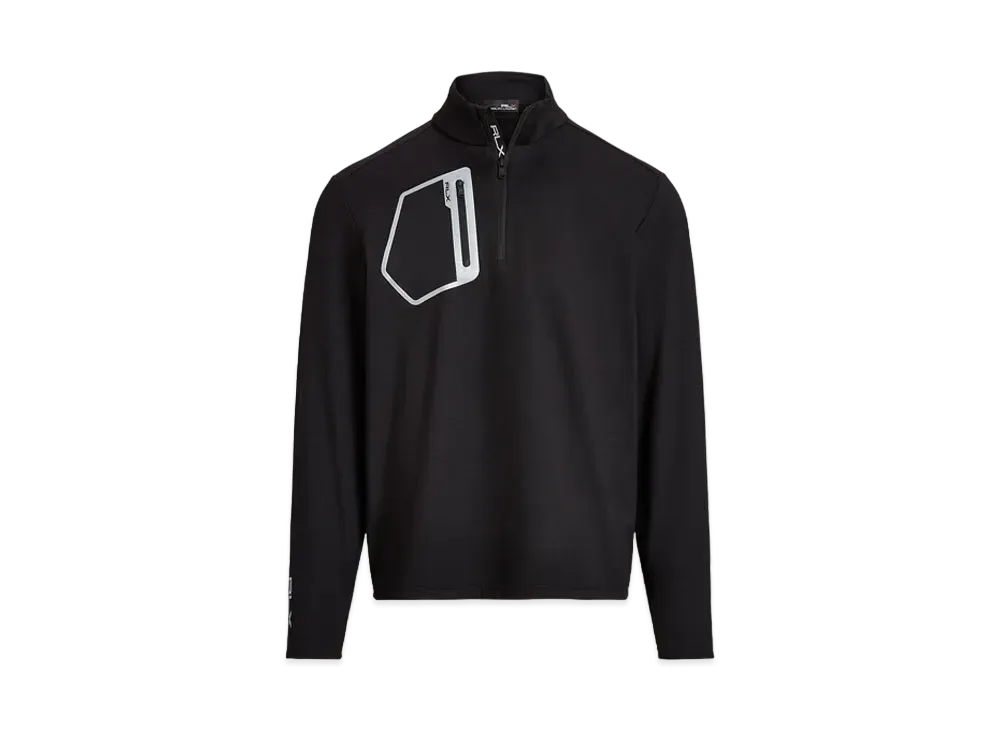 Polo Ralph Lauren Performance Jersey Quarter-Zip Pullover #1 "Black"
