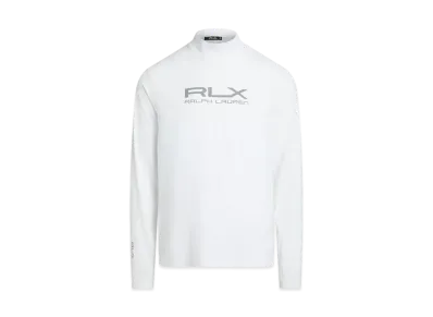 Polo Ralph Lauren Tailored Fit Performance Mock Neck Shirt "White"