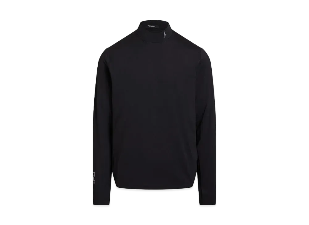 Polo Ralph Lauren Tailored Fit Performance Mock Neck Shirt #1 "Black"