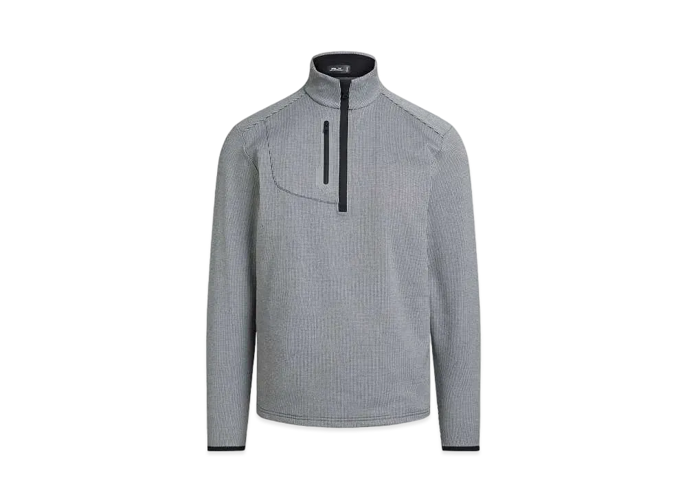 Polo Ralph Lauren Classic Fit Houndstooth Jersey Pullover "Black"
